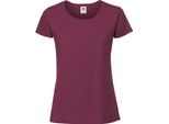 Maglietta Fruit Of The Loom Premium Donna BC3945 (L) (Bull's Blood)