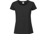 Maglietta Fruit Of The Loom Premium Donna BC3945 (M) (Nero)