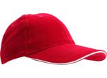 Sols Berretto Da Baseball Unisex Buffalo PC372 (Taglia Unica) (Rosso/Bianco)