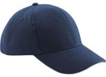 Berretto Da Baseball Unisex Beechfield Pro-Style RW213 (Taglia Unica) (Blu Navy/Pietra)