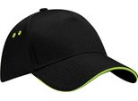 Berretto Da Baseball Beechfield Unisex Ultimate RW222 (Taglia Unica) (Nero/Lime)