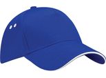 Berretto Da Baseball Beechfield Unisex Ultimate RW222 (Taglia Unica) (Blu Reale/Bianco)