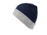 Result Cappello A Maglia A Doppio Strato Winter Essentials RW5164 (Taglia Unica) (Navy/Grey)