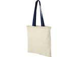Borsa Per La Spesa In Cotone Bullet Nevada PF1362 (38 X 42 Cm) (Nature/ Navy)