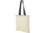 Borsa Per La Spesa In Cotone Bullet Nevada PF1362 (38 X 42 Cm) (Naturale/Nero)