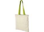 Borsa Per La Spesa In Cotone Bullet Nevada PF1362 (38 X 42 Cm) (Naturale/Verde Mela)