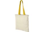 Borsa Per La Spesa In Cotone Bullet Nevada PF1362 (38 X 42 Cm) (Natura/Giallo)