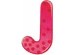 Selecta Giocattolo Alfabeto J, Lettera, Decorazione Asilo Nido, Giocattolo In Legno, Legno, 8 Cm, 60910