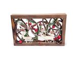 Cornice Con Decoro In Legno Di Cervo 39,5 X 24,5 X 5 Cm