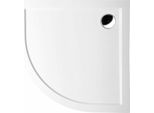 Vasche Da Bagno Polysan - Piatto Doccia Sera, 1000X1000 Mm, Marmo Fuso, Bianco 62111