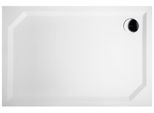 Vasche Da Bagno Gelco - Piatto Doccia Sara In Marmo Fuso, 1100X750 Mm, Bianco HS11075