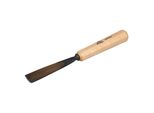 Scalpello Stubai Serie 52 - Forma 4 | Scalpello Piatto Dritto - 25 Mm, Con Manico In Legno, Per Preforare, Per Lavori Di Battuta, Sgrossatura, Rosette, Per Lavorare Il Legno