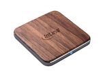 Inline® Qi Woodcharge, Caricatore Rapido Wireless, Ricarica Wireless Per Smartphone, 5/7,5/10W