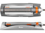 Bradaswl-Z21 Irrigatore Rettangolare Bradas Linea Bianca, 18 Ugelli, Grigio/Arancio