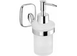 Aqualine Rumba - Distributore Di Sapone, Vetro Lattimo/Cromo RB119