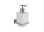 Aqualine Apollo - Distributore Di Sapone Con Supporto, Vetro Satinato/Cromo 1416-19