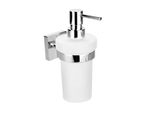 Sapho X-SQUARE - Distributore Di Sapone Con Supporto, Vetro/Cromo XQ100