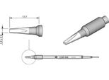 Punta Per Saldatura Jbc Serie C245 A Scalpello, C245944/1,8 X 0,8 Mm, Diritta C245944