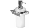Sapho Zen - Distributore Di Sapone Con Supporto, Vetro Latte/Cromo 161010