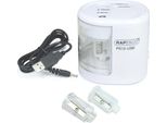 Rapesco 1448 Rapesco Affilatoio Elettrico Doppio PS12-USB, Bianco