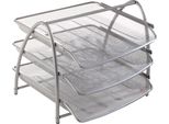 Vassoio Per Lettere Alba MESHTRAY3 M Din A4 Filo Metallico Grigio