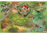 Tappeto Da Gioco Per Esterni Farm Impermeabile 140 X 200 Cm
