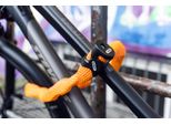Lucchetto A Catena Abus Ivera Chain 7210 - Lucchetto Per Bicicletta Con Rivestimento In Fibra Sintetica Ivytex Altamente Flessibile - Livello Di Sicurezza Abus 8 - 110 Cm - Arancio
