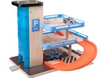 Garage In Legno Con Ascensore E Accessori, Legno/Plastica Woody 102191847