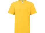 Maglietta Fruit Of The Loom Jungen Iconic PC3388 (128) (Sonnenblumengelb)