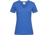 Stedman Donna Maglietta Classica Con Scollo A V AB279 (Xl) (Blu Reale)
