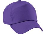 Berretto Da Baseball A 5 Pannelli Beechfield Unisex Junior PC2109 (Taglia Unica) (Viola)