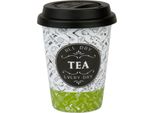 KöNitz Tea Talk Coffee To Go Mug Mit Deckel, Becher, Kaffeebecher, Porzellan, 380 Ml, 11 5 162 2279