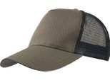 Atlantis Rapper Trucker Cap Con 5 Pannelli AB206 (Taglia Unica) (Oliva/Nero)