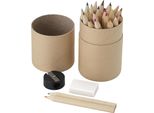 Set Di Matite Colorate Bullet Con 26 Matite (2 Pezzi/Confezione) PF2405 (10,5 X 6,5 Cm) (Legno)