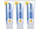 3 Dentifrici Aminomed, 75 Ml Ciascuno Dr Liebe