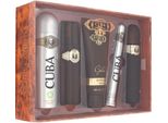 Cuba - Cuba Must Have Gold Gift Set Edt 100 Ml, Edt 35 Ml, After Shave 100 Ml Gel Doccia 200 Ml E Deospray 200 Ml 100Ml