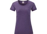 Maglietta Fruit Of The Loom Lady-Fit Donna BC1354 (L) (Lila)