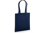 Borsa Tote In Cotone Organico Westford Mill PC3553 (Taglia Unica) (Blu Navy)