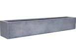Vivanno Fioriera In Fibra Di Vetro Flobo, Grigio Cemento Design Cemento - 100X17X15 Cm