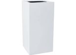 Vivanno Colonna Block In Vetroresina, Bianco Opaco - 40X40X80 Cm