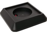 Vivanno Accessori Per Fioriere In Plastica Move, Nero Opaco - 28X28X6 Cm