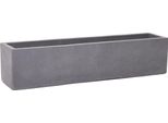Vivanno Fioriera Flobo In Cemento, Grigio Opaco - 80X18X18 Cm