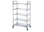 Hendi Carrello Portavivande Con 5 Ripiani, 905X585X(H)1545Mm