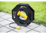 Cartrend 10245 Avvolgicavo Manuale In Plastica Nero