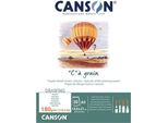 Canson C400060609 Blocco Di Carta Da Disegno Canson "C"" à Grain, Din A5, 180 G/Mq"