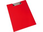 Klemmbrettmappe Din A4 Polypropylen Rot