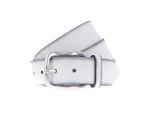 Vanzetti Pelle Cintura Classics 35Mm Belt W85 White Bianco