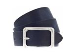 Vanzetti Pelle Cintura Neon Booster 35Mm Full Leather Belt W110 Nightblue