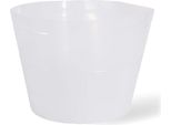 Vivanno Accessori Per Fioriere In Plastica Inset Flessibile Rotonda, Bianco Opaco - 60X45 Cm