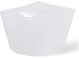 Vivanno Accessori Per Fioriere In Plastica Inset Flessibile Conica, Bianco Opaco - 32X32X30 Cm